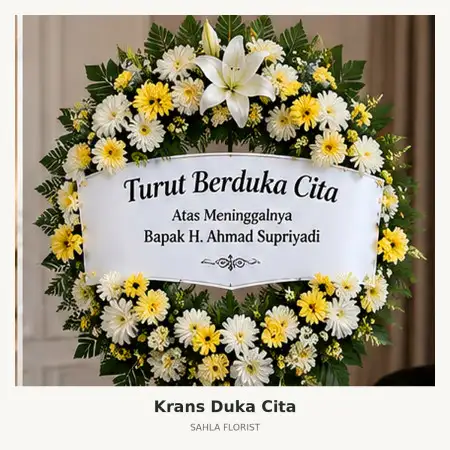 Krans Bunga Duka Sukajadi Bandung